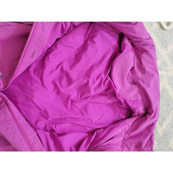 Lululemon Go The Distance Jacket, Biggie Washi Weave Embossed Ultra Violet 6 - Picture 9 of 12